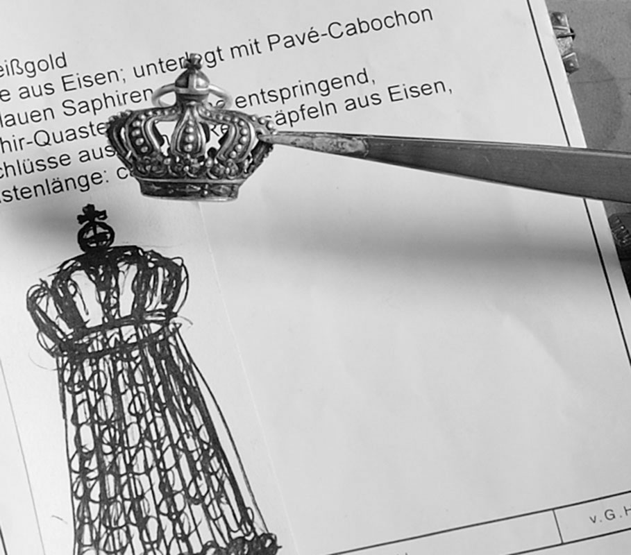 making of a Hemmerle earring